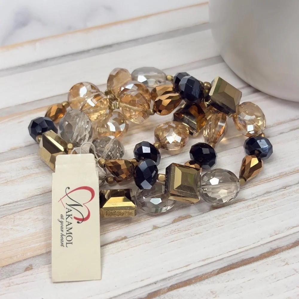 🆕 Nakamol Elegant Beaded Bracelet NWT